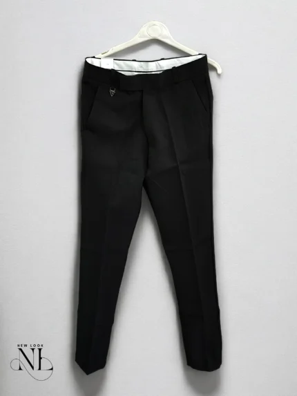 Classic Jet Black Formal Pants for Men & Causal Stylish