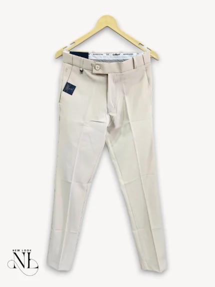 Premium Cream Formal Pants for Men & Classic