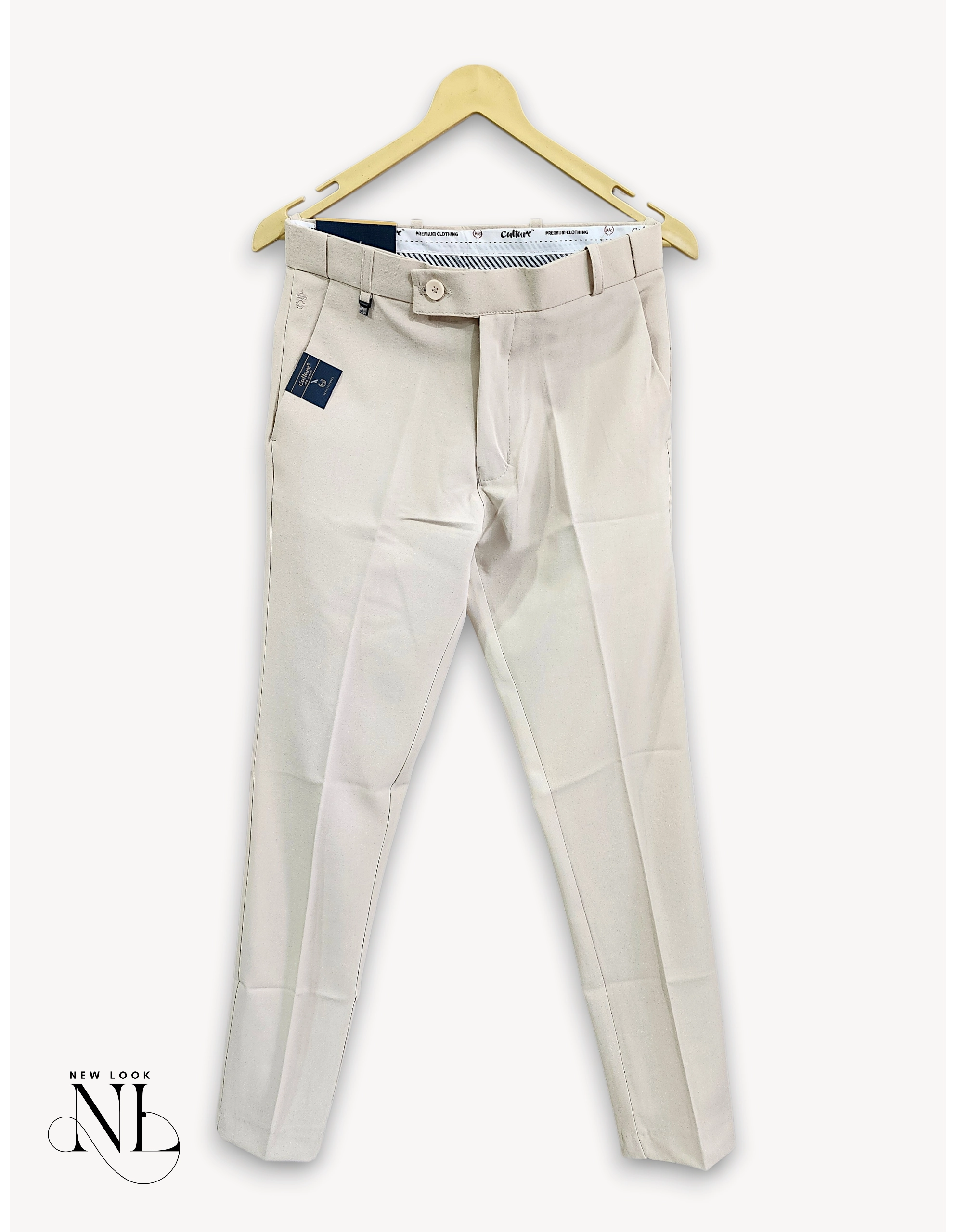 Premium Cream Formal Pants for Men & Classic Premium Cream Formal Pants for Men & Classic