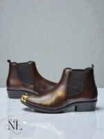 Chelsea Dark Brown Shoes for Men - Leather Chelsea Boots