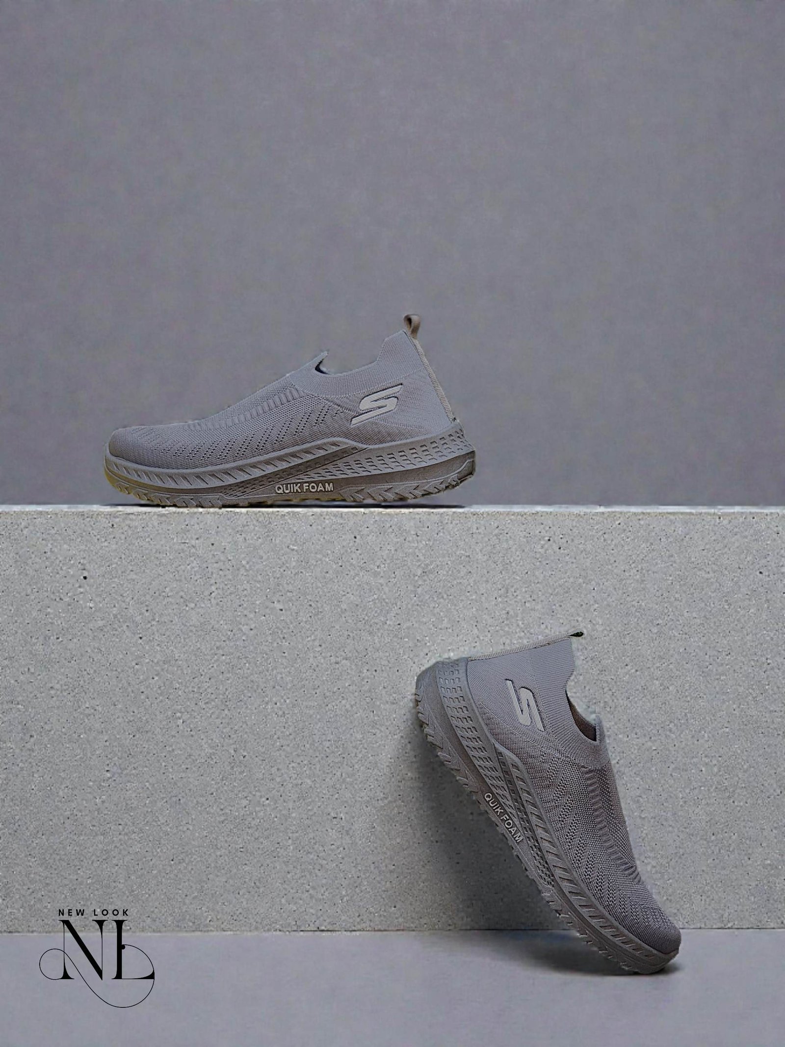 Classic Dark Grey Casual Shoes for Men - Premium Classic Dark Grey Casual Shoes for Men - Premium