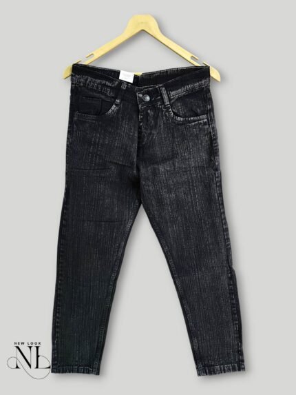 Classic Dark Grey Denim Baggy Jeans for Men - Street Style