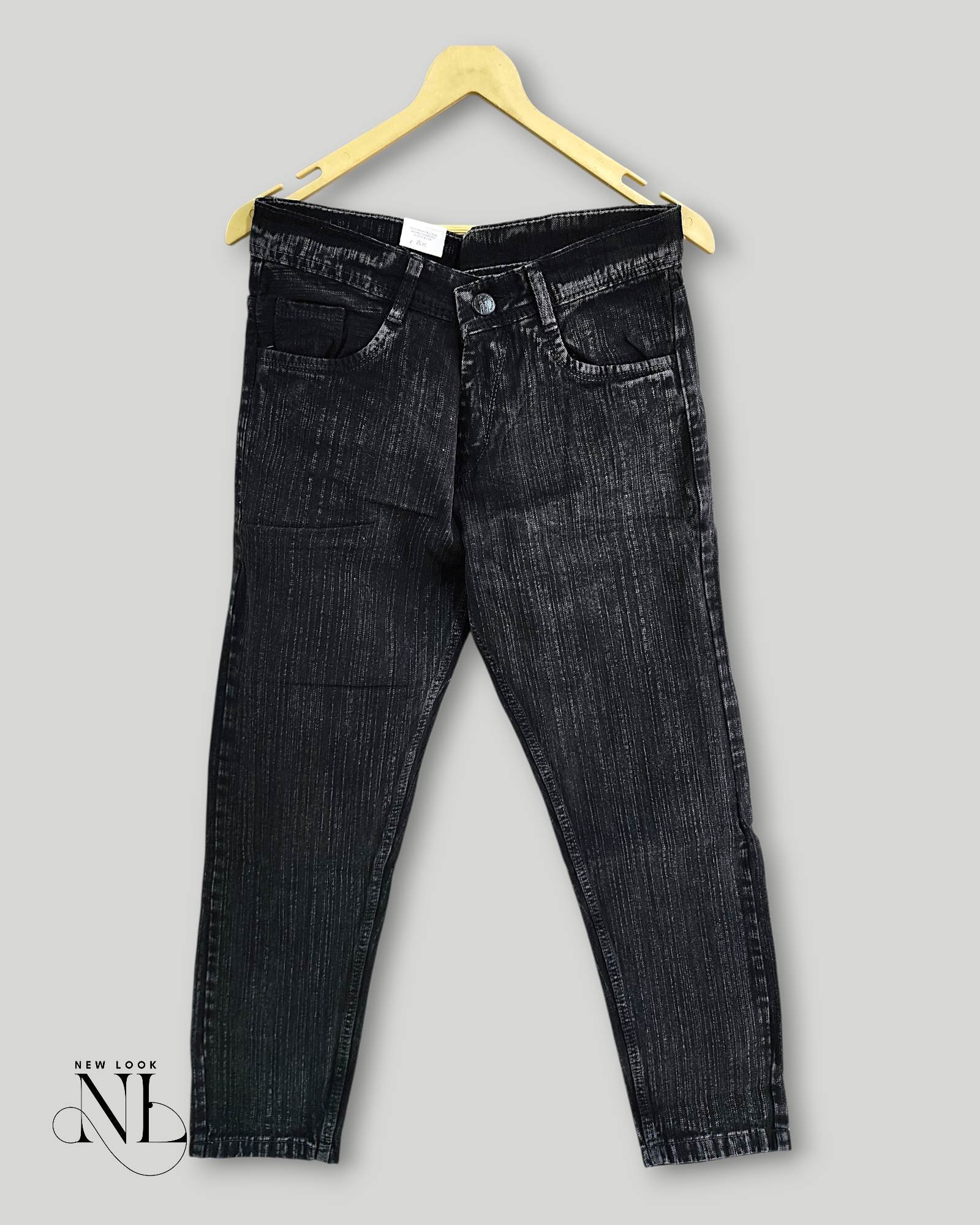 Classic Dark Grey Denim Baggy Jeans for Men - Street Style Classic Dark Grey Denim Baggy Jeans for Men - Street Style