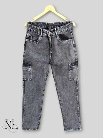 Trendy Dark Grey Denim Jogger for Men - Street Style Essential