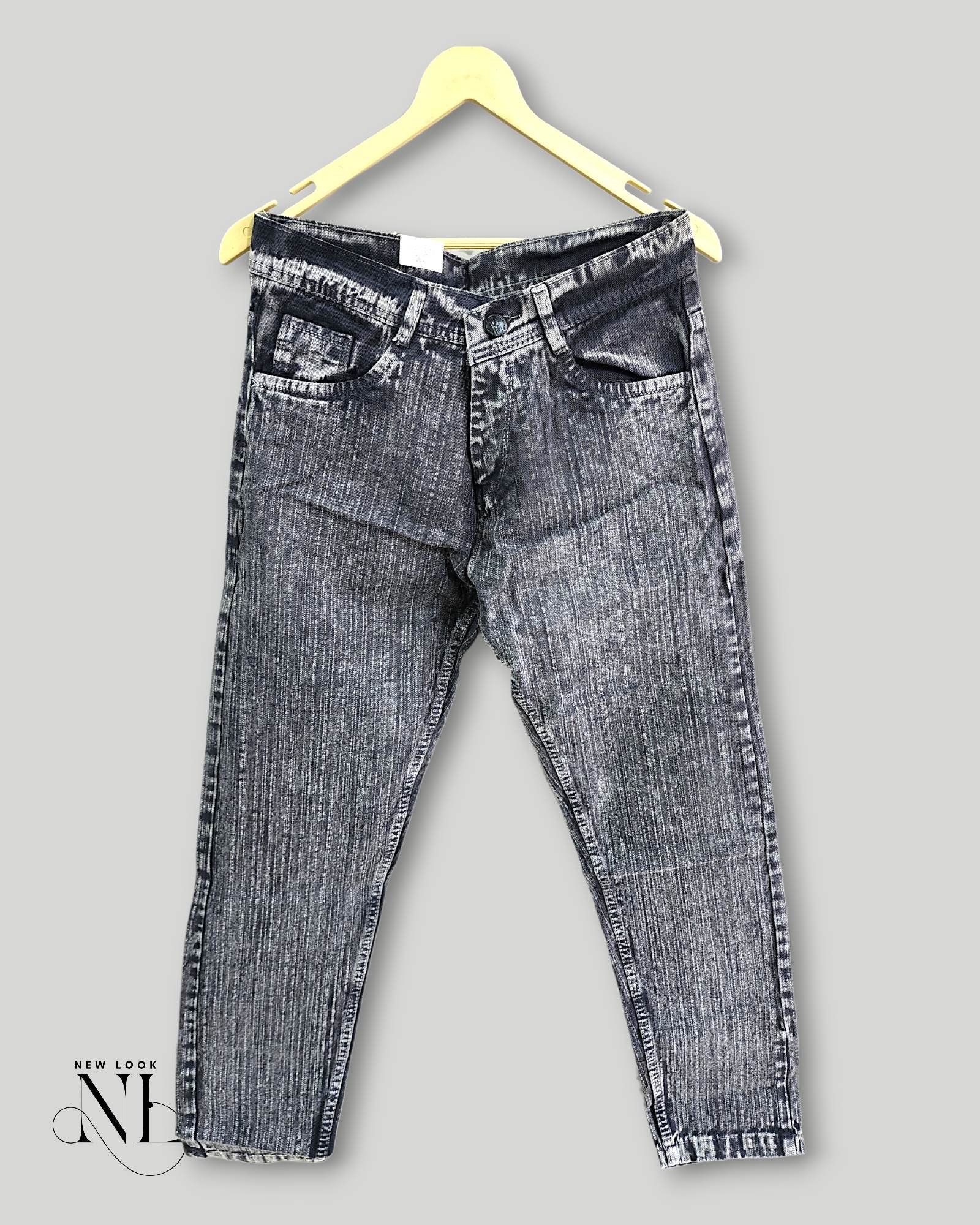 Classic Lite Grey Denim Baggy Jeans for Men - Street Style Classic Lite Grey Denim Baggy Jeans for Men - Street Style