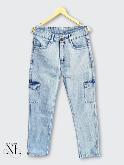 Trendy Sky Blue Denim Jogger for Men - Fresh Street Style