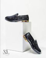Buy Classic Jet Black Loafer Shoes for Men | Premium