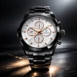 Formal Stylish Black Stainless Watch for Men - Dress Timepiece