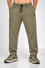 Stylish Cream Track Pants for Men - Trendy Activewear