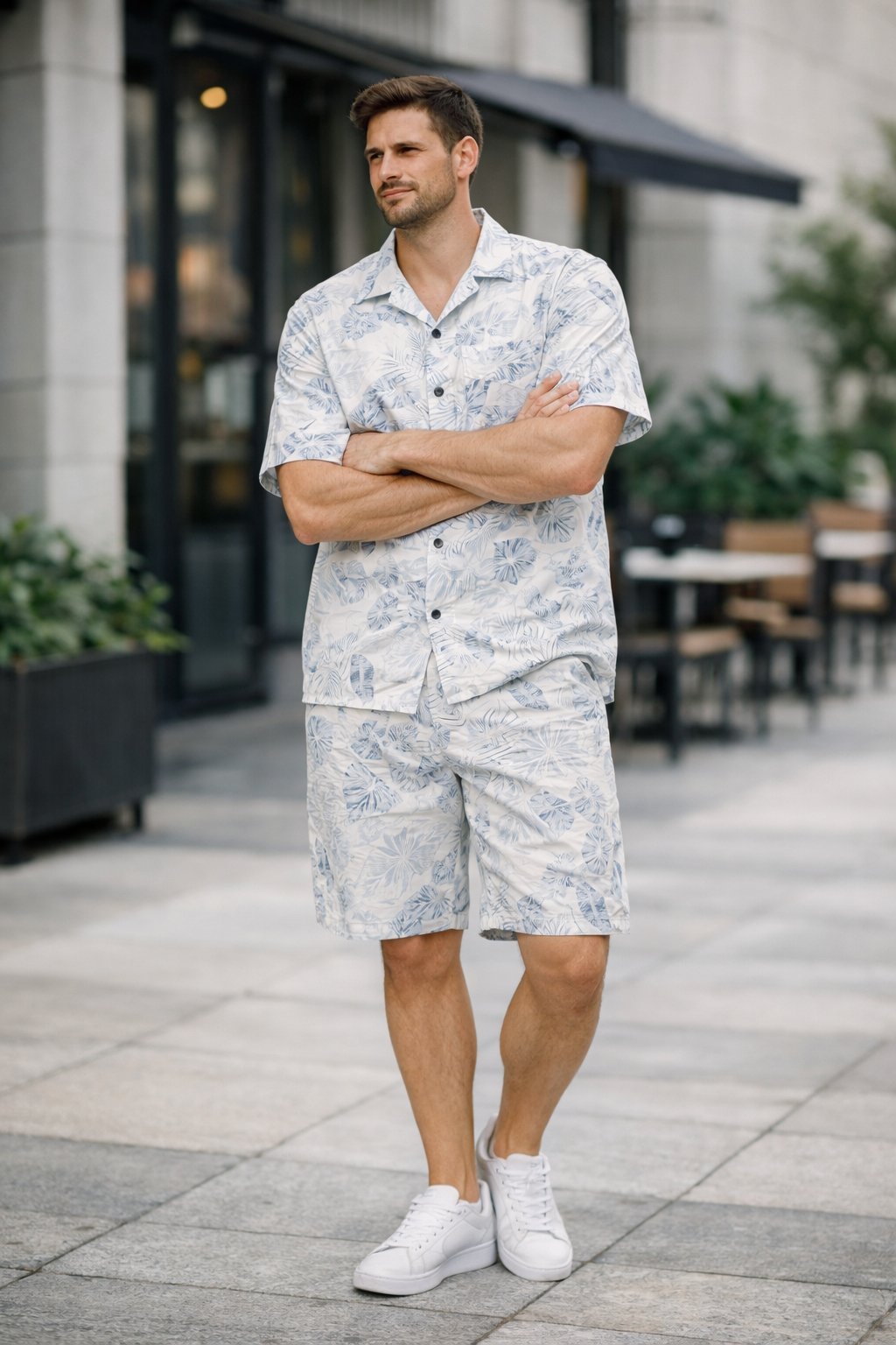 Buy Best Classic Light Blue Printed Cord Set for Men Buy Best Classic Light Blue Printed Cord Set for Men