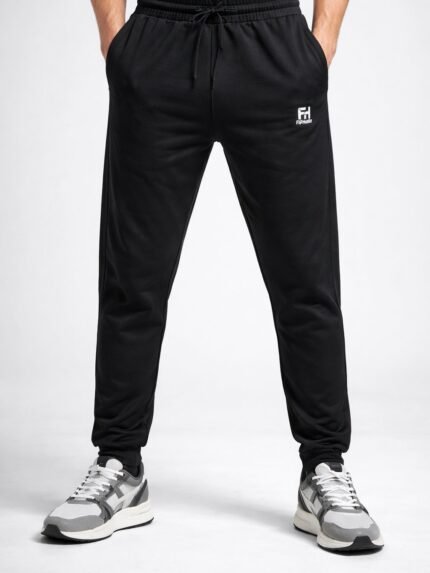 Buy Trendy Black Lycra Track Pant for Men & Stretchable