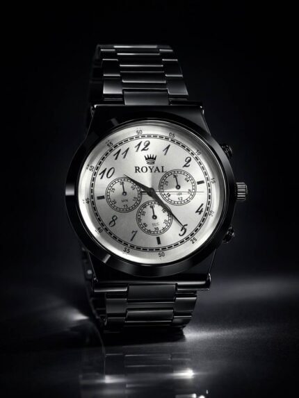 Formal Black Stainless Watch for Men - Dress Premium