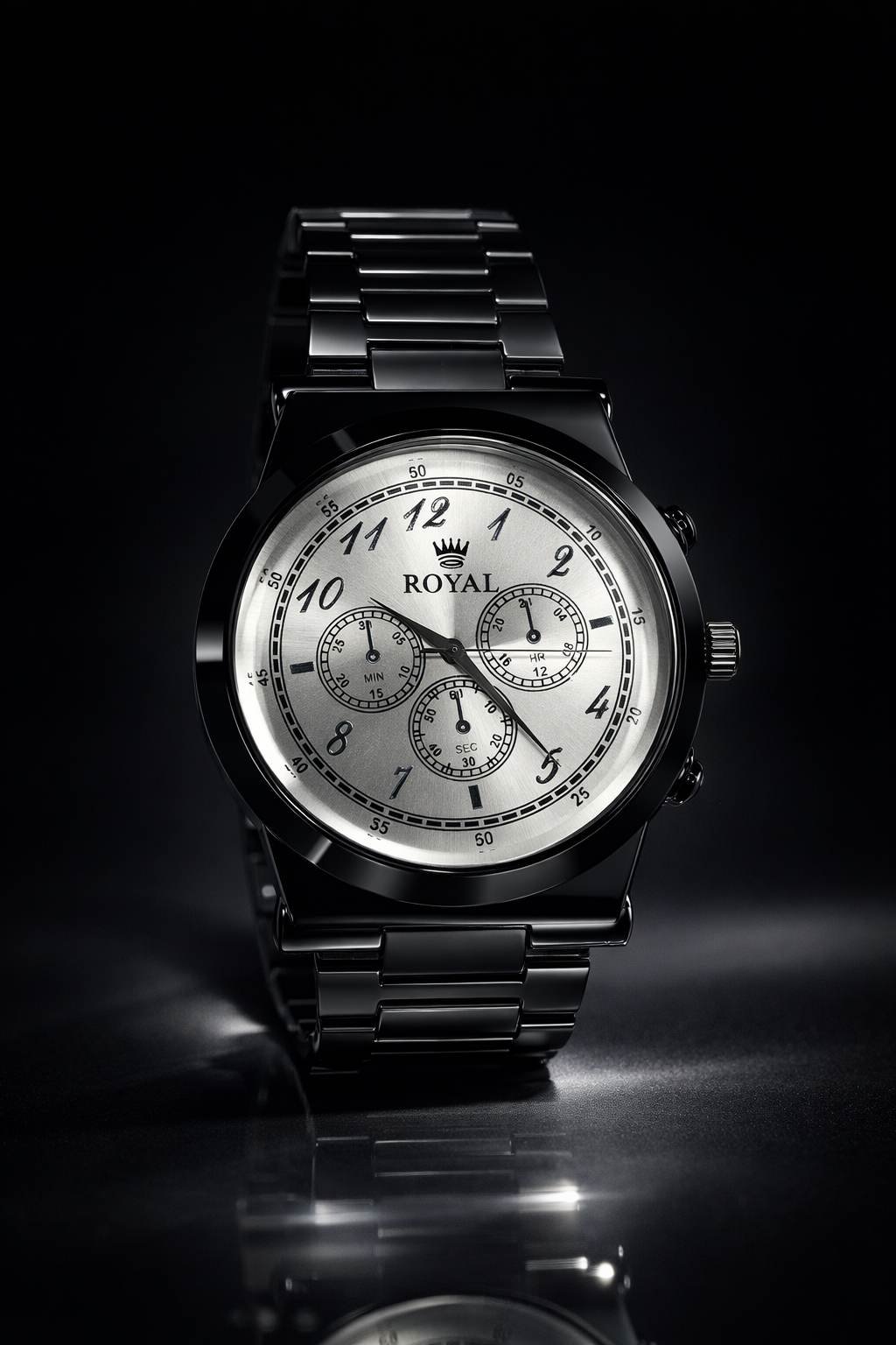 Formal Black Stainless Watch for Men - Dress Premium Formal Black Stainless Watch for Men - Dress Premium