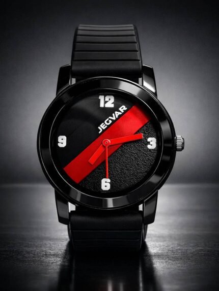 Trendy Official Black Stylish Watch for Men - Fashion Timepiece