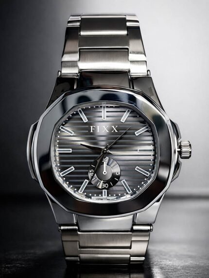 Best Classic Silver Grey Stainless Steel Watch for Men
