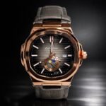 Classic Grey Leather Strap Watch for Men