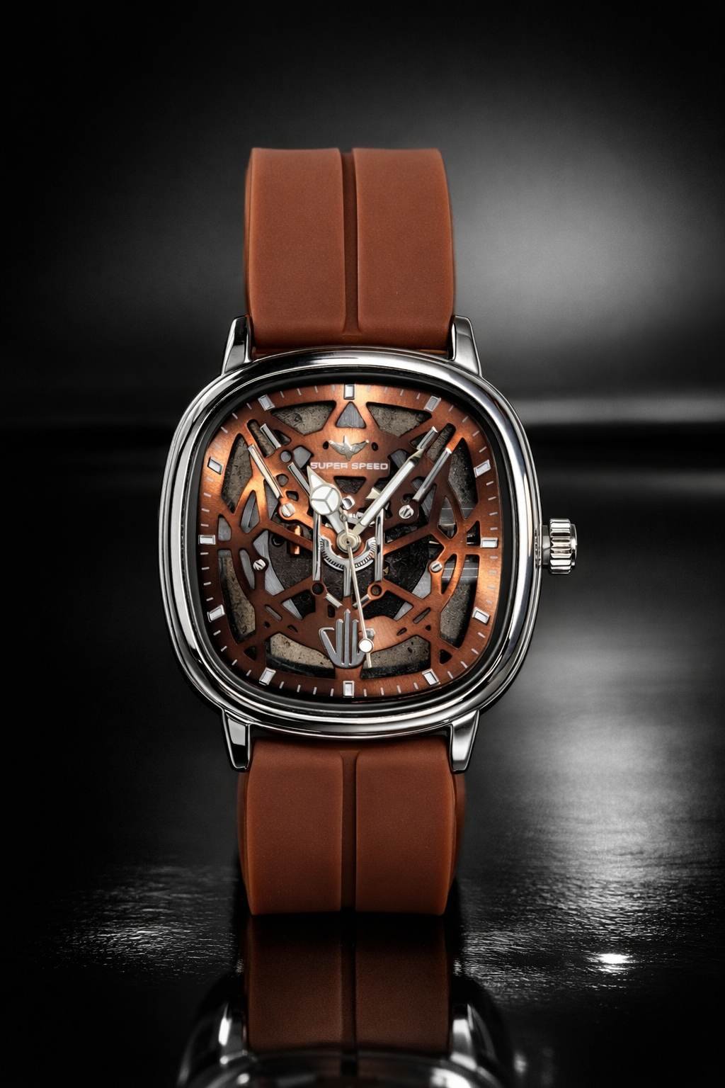 Classic Brown Formal Strap Watch for Men - Timepiece Classic Brown Formal Strap Watch for Men - Timepiece