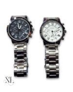 Classic Jet Black Trendy Watch for Men - Stylish Timepiece