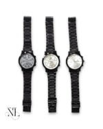 Casual Black Stainless Watch for Men - Dress Premium