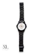 Formal Stylish Black Stainless Watch for Men - Dress Timepiece