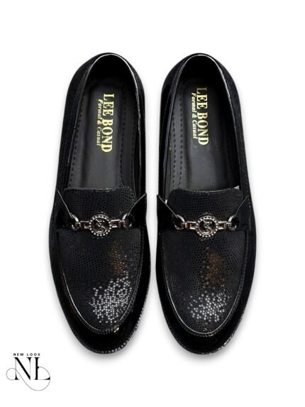 Trendy Jet Black Loafer Shoes for Men & Luxury Black