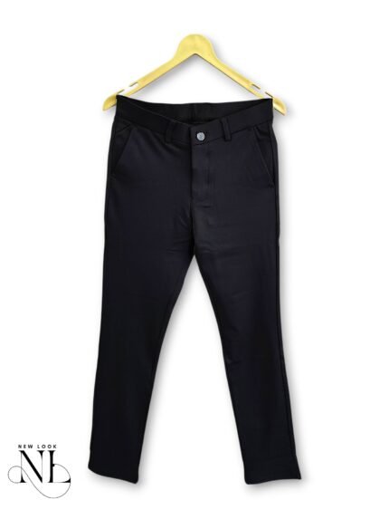 Classic Imported Jet Black Formal Pants for Men