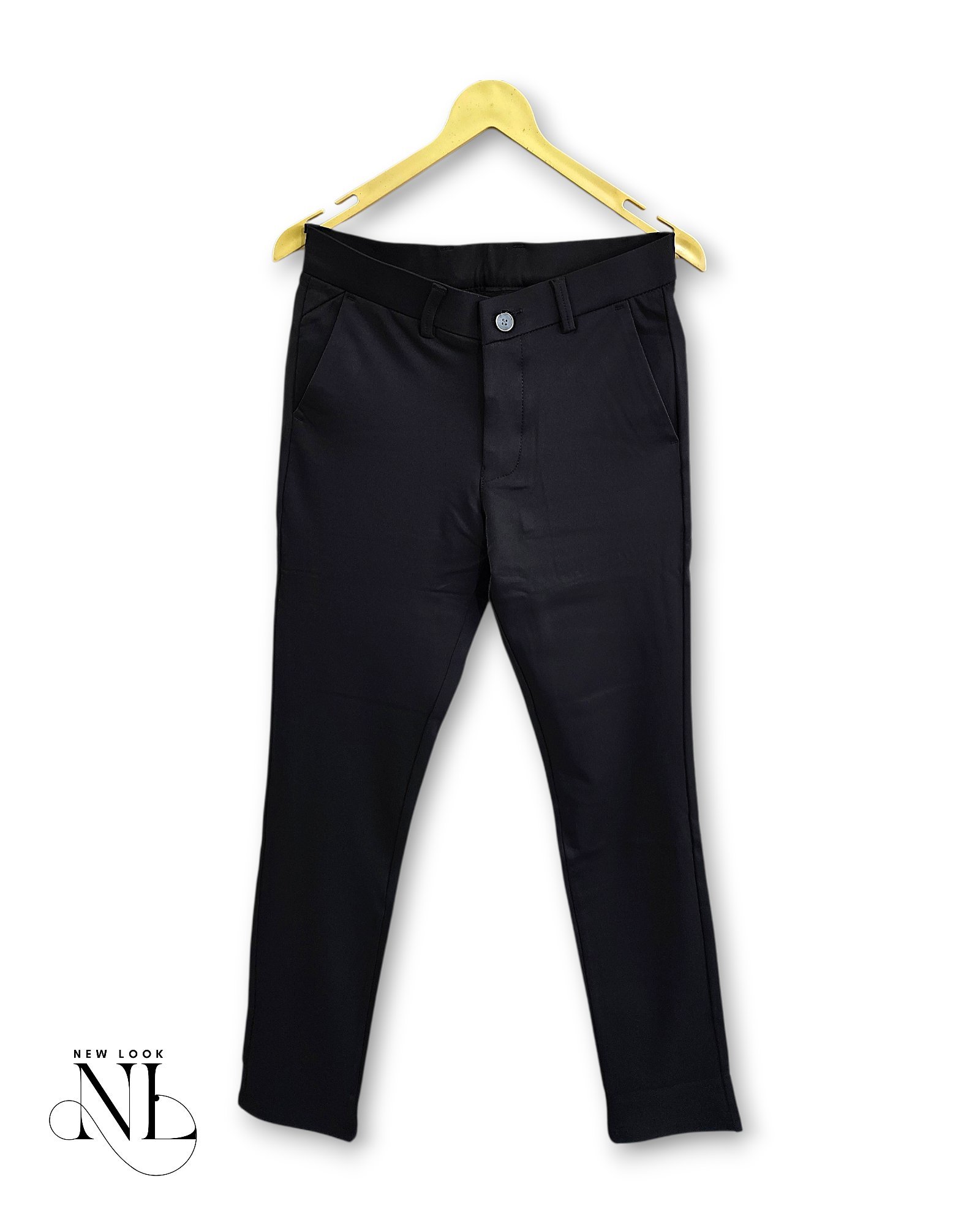 Classic Imported Jet Black Formal Pants for Men Classic Imported Jet Black Formal Pants for Men