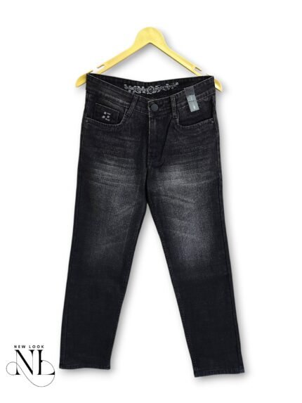 Trendy Deep Grey Basic Denim Jeans for Men