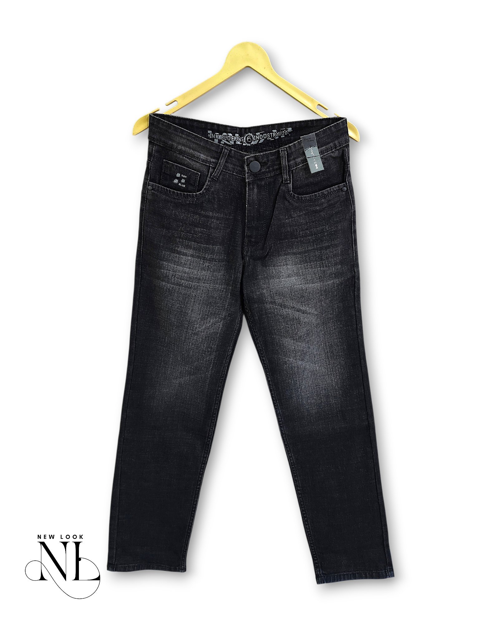 Trendy Deep Grey Basic Denim Jeans for Men Trendy Deep Grey Basic Denim Jeans for Men