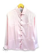 Classic Solid Light Pink Full Shirt for Men & Premium