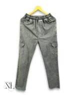 Stylish Light Green Denim Trackpant for Men