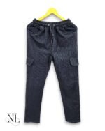 Stylish Dark Grey Denim Trackpant for Men