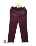 Stylish Wine Linen Pants for Men & Premium Quality