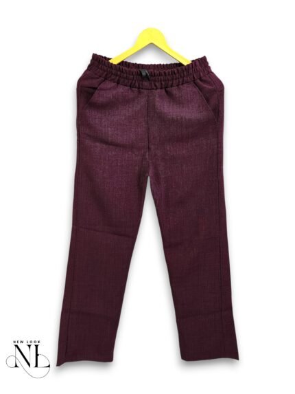 Stylish Wine Linen Pants for Men & Premium Quality