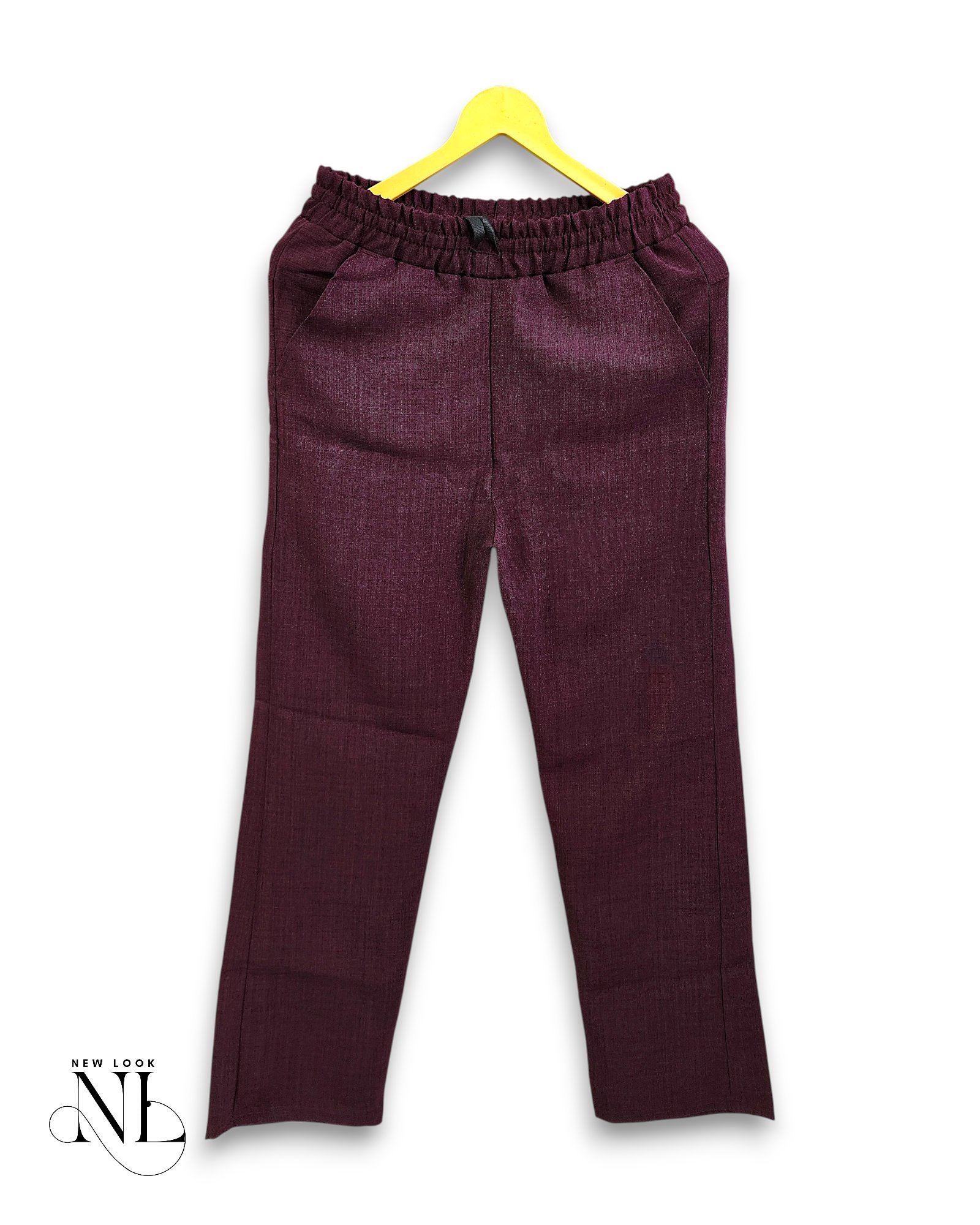 Stylish Wine Linen Pants for Men & Premium Quality Stylish Wine Linen Pants for Men & Premium Quality