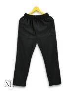 Trendy Black Parachute Baggy Trackpant for Men