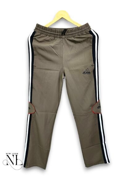 Olive Green Parachute Baggy Trackpant for Men