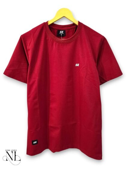 Classic Maroon Half T-Shirt for Men Premium Quality