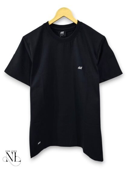 Classic Black Half T-Shirt for Men Premium Quality