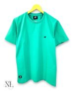 Classic Aqua Blue Half T-Shirt for Men Premium