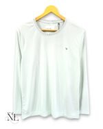 Compression White Full Plain T-Shirt for Men