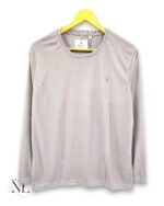 Compression Cream Plain Full T-Shirt for Men