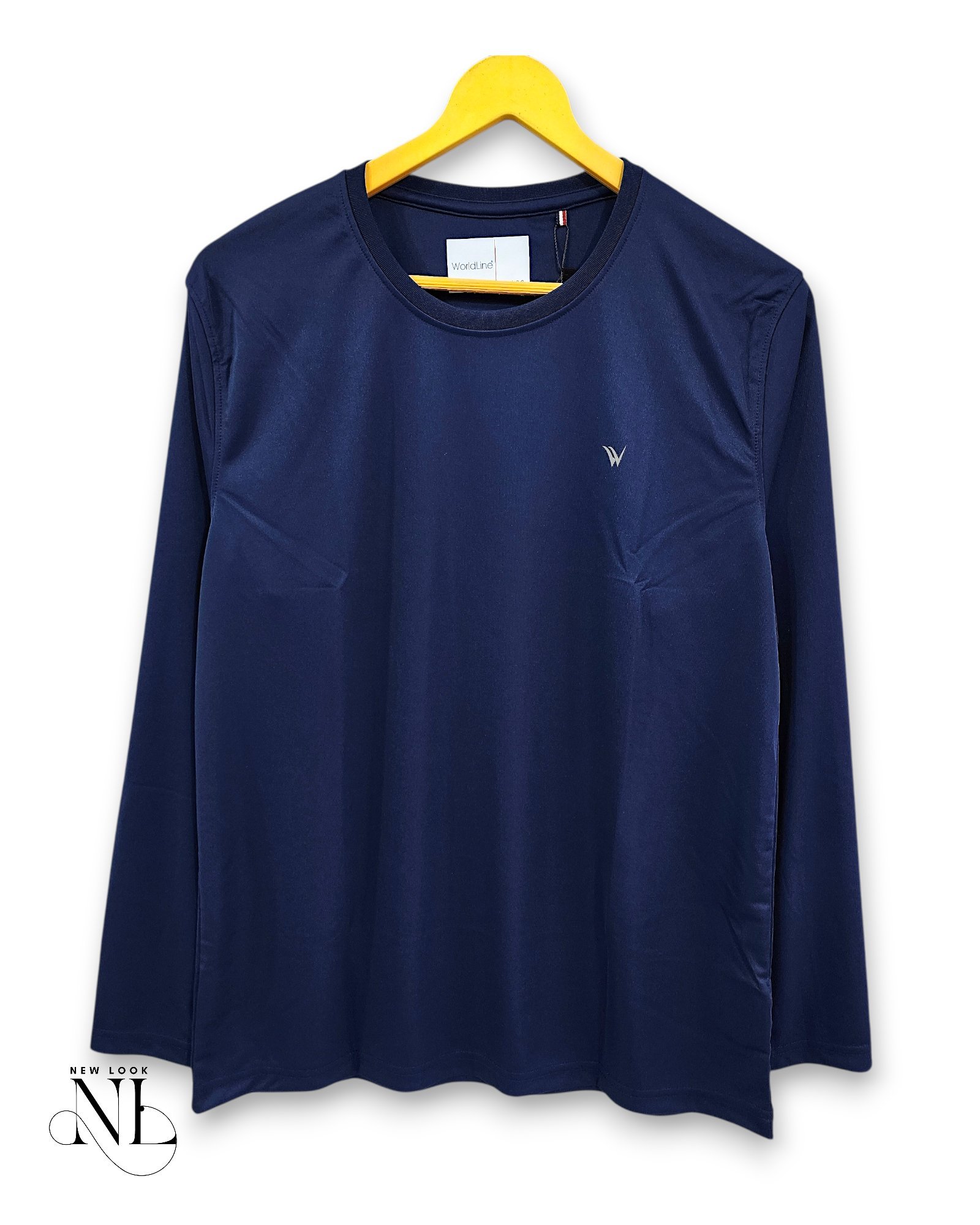 Compression Navy Blue Plain Full T-Shirt for Men Compression Navy Blue Plain Full T-Shirt for Men