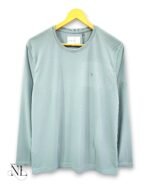 Compression Light Green Plain Full T-Shirt for Men