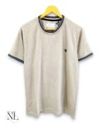 Plain Cream Half T-Shirt for Men & Premium Quality