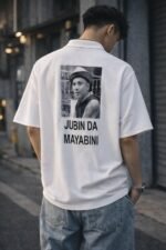 Buy White Printed Oversize Shirt for Men