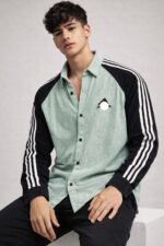 Buy Stylish Lite Green Korean Full Shirt for Men