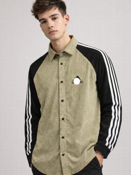 Buy Classic Pista Green Korean Full Shirt for Men