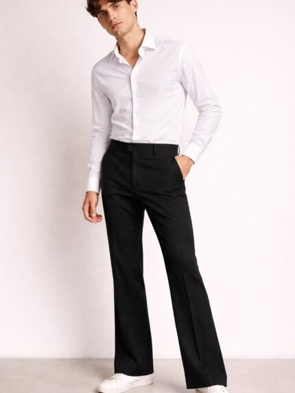 Best Classic Boot Cut Black Pants for Men