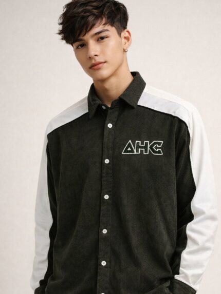 Buy Classic Dark Green Korean Full Shirt for Men